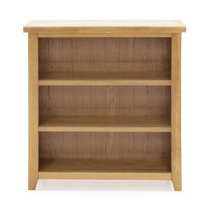 Ramore Low Wooden Bookcase In Natural