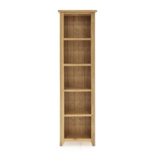 Ramore Slim Wooden Bookcase In Natural