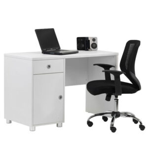 Houston Modern Office Computer Desk In White