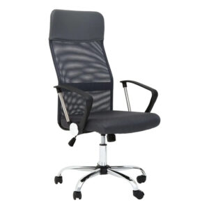 Brent Fabric Home Office Chair In Grey