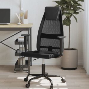 Repton Mesh Fabric Home And Office Chair In Black