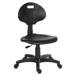 Lansing PU Leather Home And Office Chair In Black